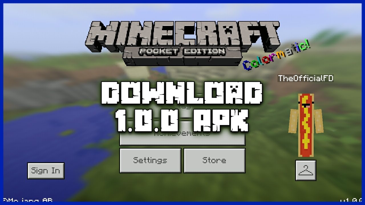 minecraft pocket edition apk download